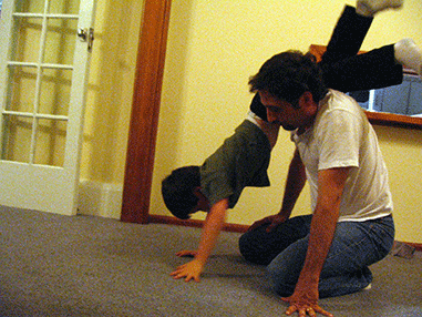 wrasslin with daddy